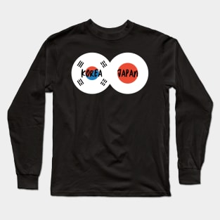 Korean Japanese - Korea, Japan Long Sleeve T-Shirt